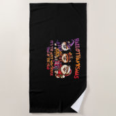 Serviette De Plage Classi de Noël d'Halloween de Poméranie (Devant)