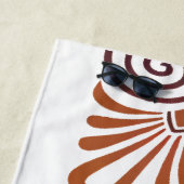 Serviette De Plage Classic Greek Elegance Neutral (En situation)