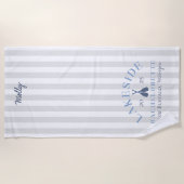 Serviette De Plage Classic Lake Bachelorette Girls Week-end (Devant)