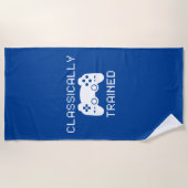 SERVIETTE DE PLAGE CLASSIQUEMENT FORMÉ (Devant)