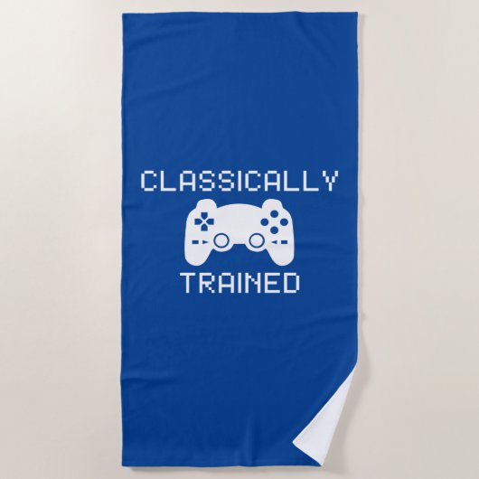 SERVIETTE DE PLAGE CLASSIQUEMENT FORMÉ (Devant)