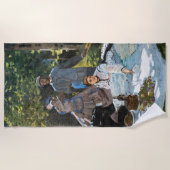 Serviette De Plage Claude Monet - Déjeuner sur l'herbe, panneau droit (Devant)