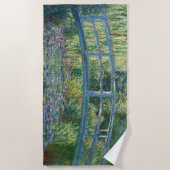 Serviette De Plage Claude Monet - Eau Lily étang, Harmonie verte (Devant)