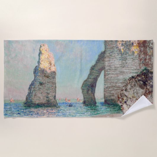 Serviette De Plage Claude Monet - Falaises à Etretat (Devant)