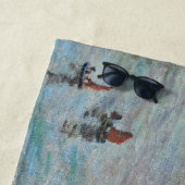 Serviette De Plage Claude Monet - La plage d'Etretat (En situation)