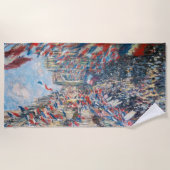 Serviette De Plage Claude Monet - La Rue Montorgueil - Paris (Devant)