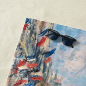 Serviette De Plage Claude Monet - La Rue Montorgueil - Paris (En situation)