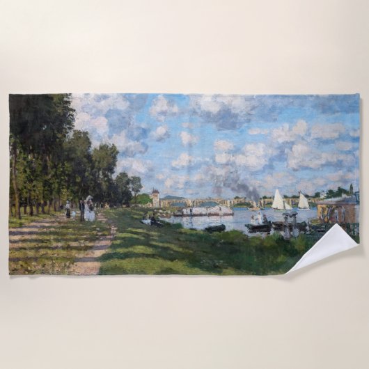 Serviette De Plage Claude Monet - Le Bassin d'Argenteuil (Devant)