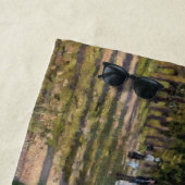 Serviette De Plage Claude Monet - Le Bassin d'Argenteuil (En situation)