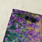 Serviette De Plage Claude Monet - Le jardin de l'artiste à Giverny (En situation)