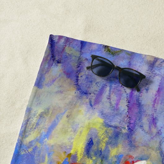 Serviette De Plage Claude Monet - Lys d'eau (En situation)