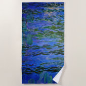 Serviette De Plage Claude Monet - Lys d'eau avec saule plumant (Devant)