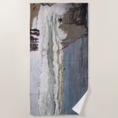 Serviette De Plage Claude Monet - Mer Noire à Etretat (Devant)