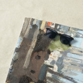 Serviette De Plage Claude Monet. Navires à cheval sur la Seine à Roue (En situation)