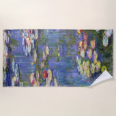 Serviette De Plage Claude Monet - Nymphéas / Nymphéas (Devant)