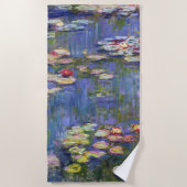 Serviette De Plage Claude Monet - Nymphéas / Nymphéas (Devant)