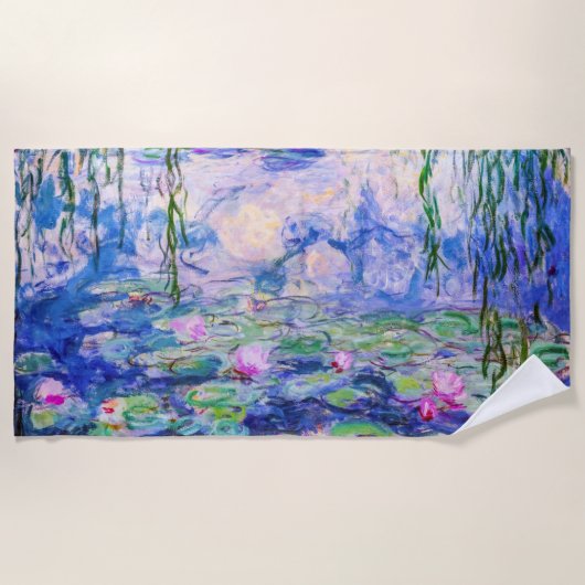 Serviette De Plage Claude Monet - Nymphéas / Nymphéas 1919 (Devant)