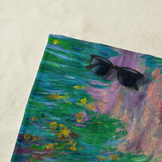 Serviette De Plage Claude Monet - Pont Japonais, Giverny (En situation)
