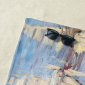 Serviette De Plage Claude Monet - Regattas à Argenteuil (En situation)