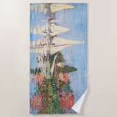 Serviette De Plage Claude Monet - Regattas à Argenteuil (Devant)
