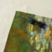 Serviette De Plage Claude Monet - Water Lily Pond 1917 (En situation)