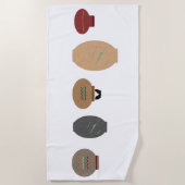 Serviette de plage Clay Pots (Devant)