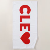 Serviette De Plage Cleo Love (Devant)