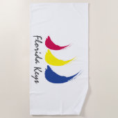 Serviette De Plage Clés Splashy Sails_Paint-The-Wind_Florida (Devant)