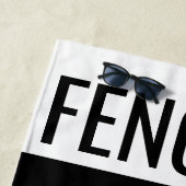 Serviette De Plage Clôture (En situation)