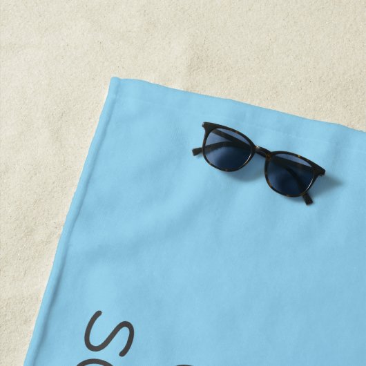 Serviette De Plage Cloud (En situation)