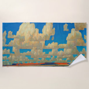 Serviette De Plage Cloud World par Maynard Dixon