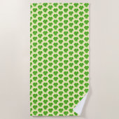 Serviette de plage Clovers Dew Drops - Couleurs pe (Devant)