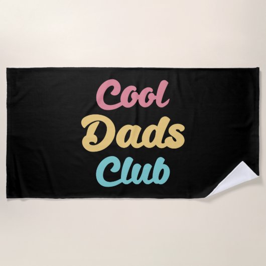 Serviette De Plage Club cool Dads II (Devant)