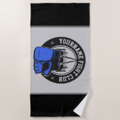 Serviette De Plage Club de combat mixte d'arts martiaux MIXED MARTIAL (Devant)