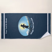 Serviette De Plage Club de Surf Beluga Point (Devant)