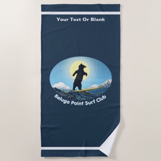 Serviette De Plage Club de Surf Beluga Point (Devant)