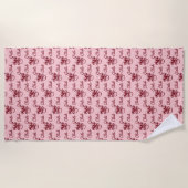 Serviette De Plage Club des filles (Devant)