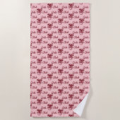 Serviette De Plage Club des filles (Devant)