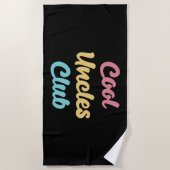 Serviette De Plage Club des oncles cool II (Devant)