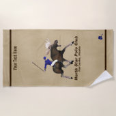 Serviette De Plage Club Polo North Star (Devant)