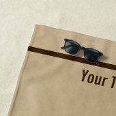 Serviette De Plage Club Polo North Star (En situation)