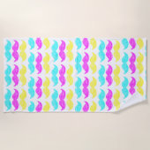 Serviette De Plage CMY Moustaches (Devant)