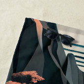 Serviette De Plage Coastal (En situation)
