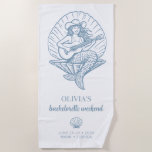 Serviette De Plage Coastal Cowgirl plage week-end bachelorette<br><div class="desc">Bachelorette week-end serviette de spa,  serviette de plage. Idéal pour une escapade de fin de semaine en équipe de mariée.</div>