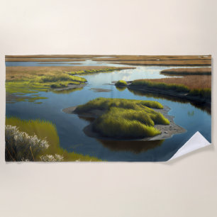 Serviette De Plage Coastal tranquillité