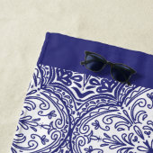 Serviette De Plage Cobalt profond méditerranéen (En situation)