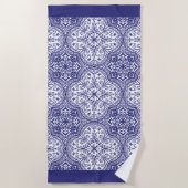 Serviette De Plage Cobalt profond méditerranéen (Devant)