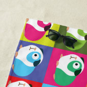 Serviette De Plage Cobayes d'art de bruit (En situation)