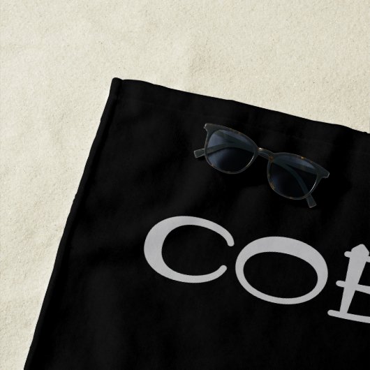 Serviette de plage COBRA (En situation)