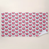 Serviette De Plage Cochon (Devant)